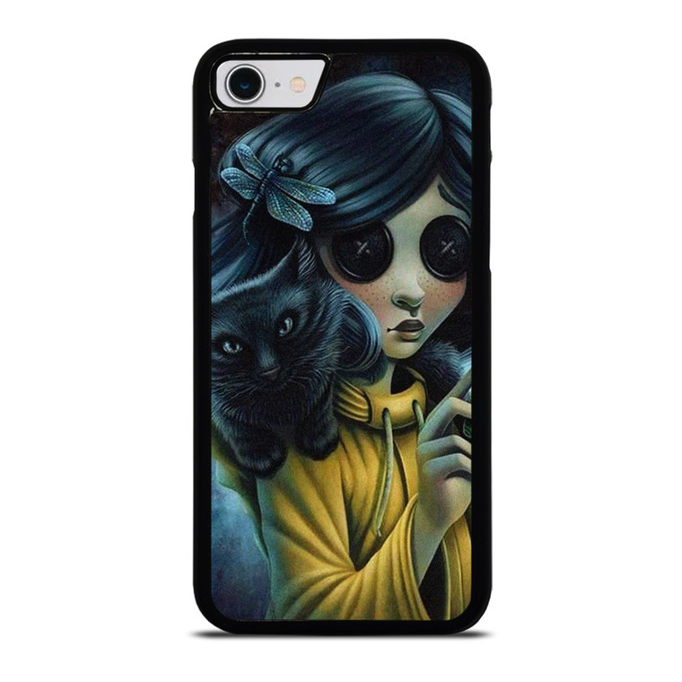 CORALINE AND CAT iPhone SE 2022 Case Cover