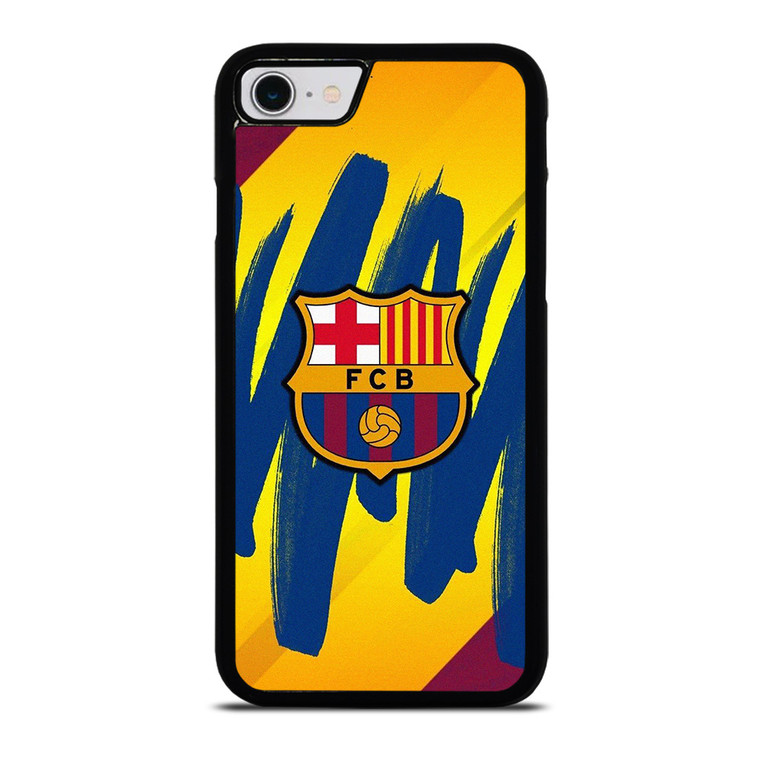 FC BARCELONA BRUSHED LOGO iPhone SE 2022 Case Cover