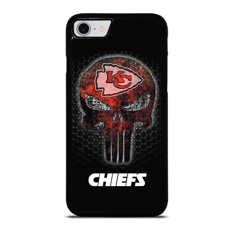 KANSAS CITY CHIEFS THE PUNISHER LOGO iPhone SE 2022 Case Cover