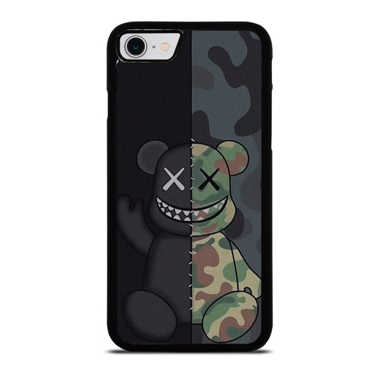 KAWS BLACK CAMO iPhone SE 2022 Case Cover