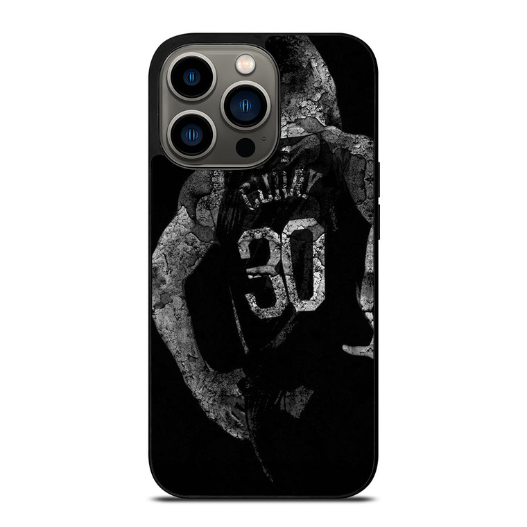 STEPHEN CURRY GOLDEN STATE WARRIORS RUSTY iPhone 13 Pro Case Cover
