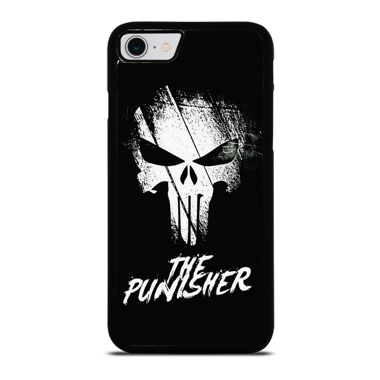 THE PUNISHER BRUSHED LOGO iPhone SE 2022 Case Cover