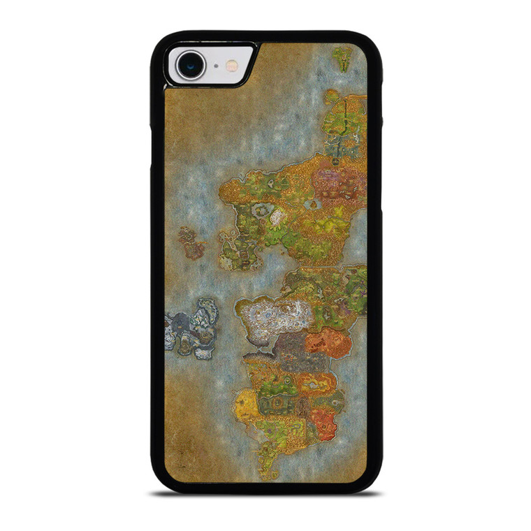 WORLD OF WARCRAFT GAMES MAP iPhone SE 2022 Case Cover