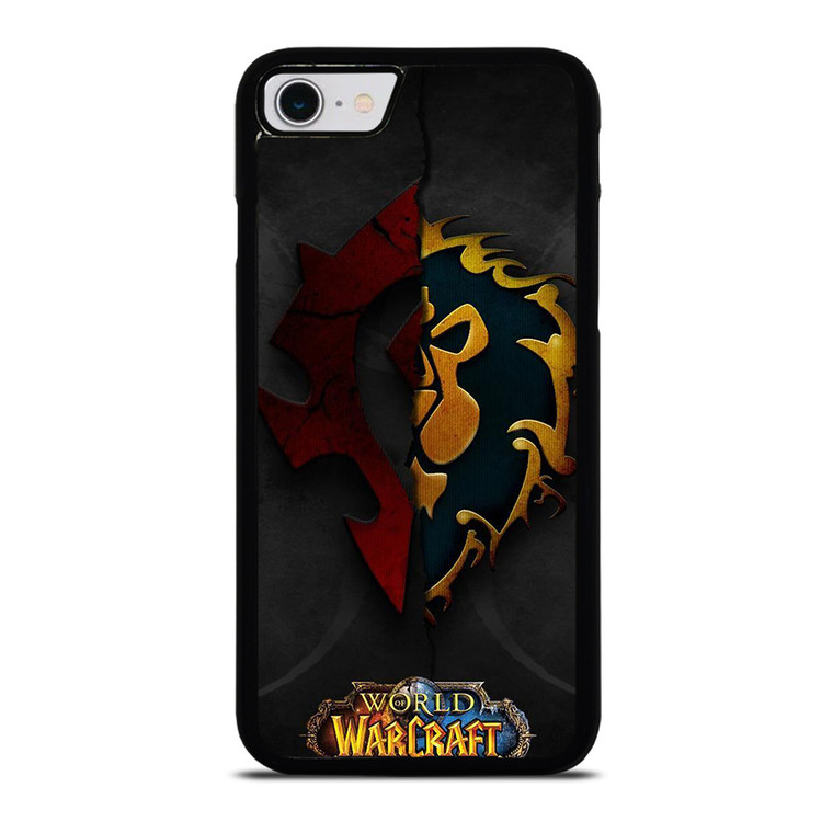 WORLD OF WARCRAFT HORDE ALLIANCE LOGO iPhone SE 2022 Case Cover