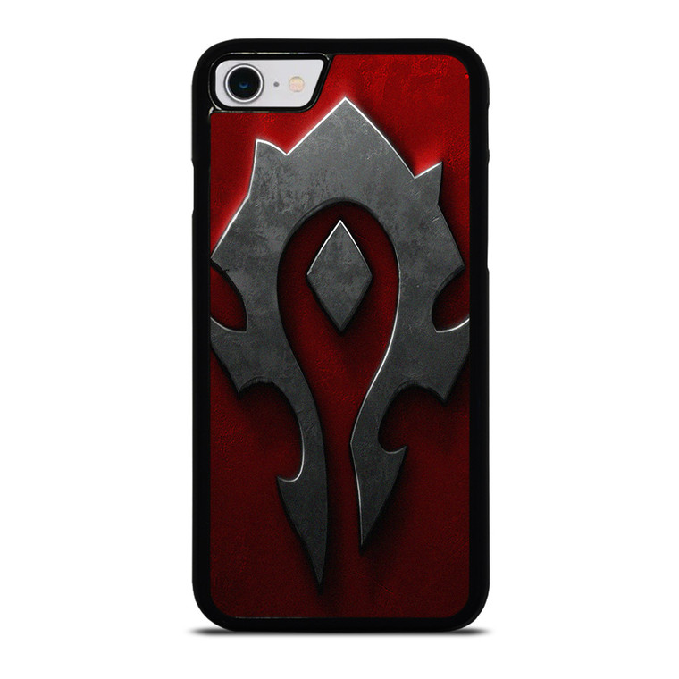 WORLD OF WARCRAFT HORDE BLACK LOGO iPhone SE 2022 Case Cover
