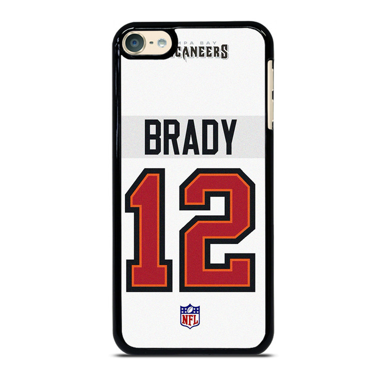 TOM BRADY TAMPA BAY BUCCANEERS WHITE KIT iPod 6 Case Cover