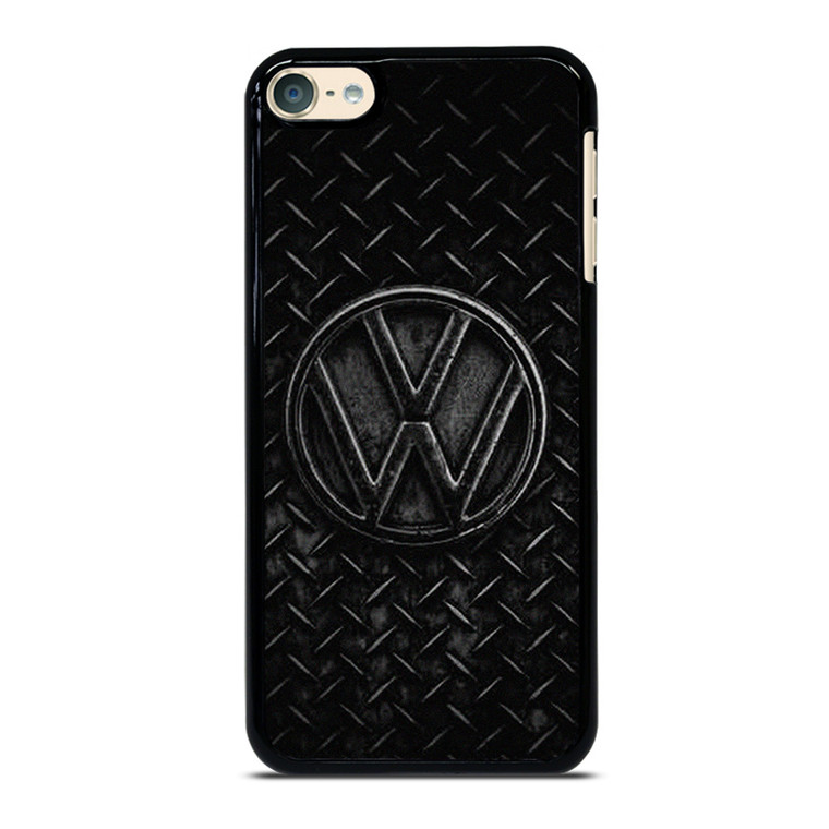 VW VOLKSWAGEN BLACK METAL EMBLEM iPod 6 Case Cover