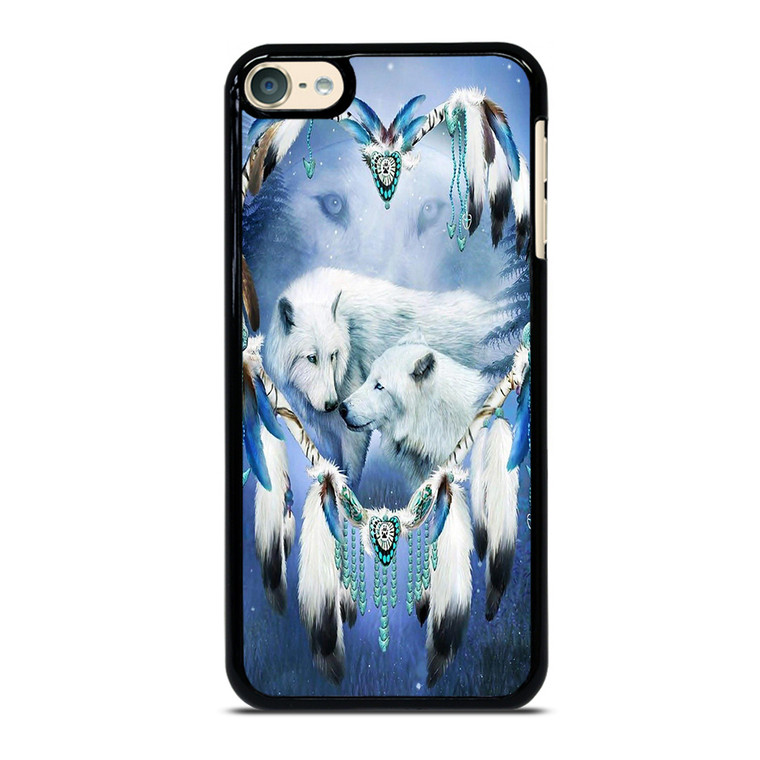 WHITE WOLF DREAMCATCHER iPod 6 Case Cover