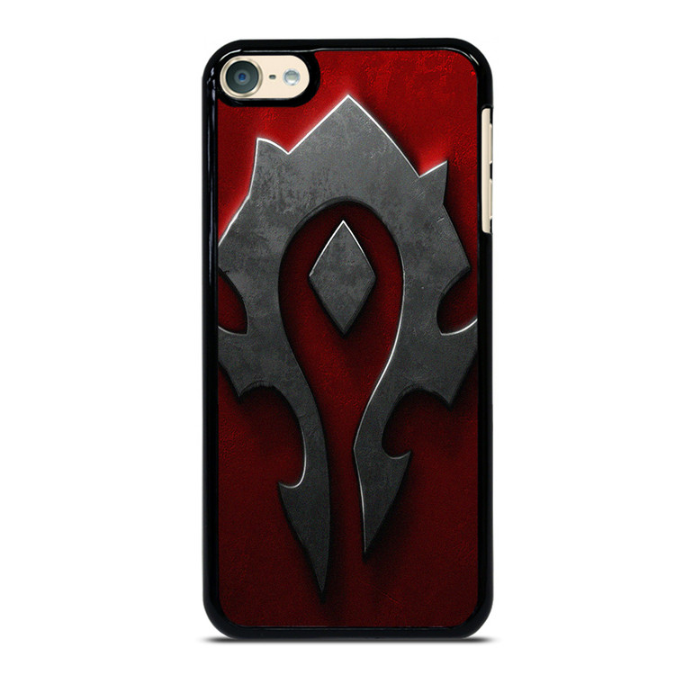 WORLD OF WARCRAFT HORDE BLACK LOGO iPod 6 Case Cover