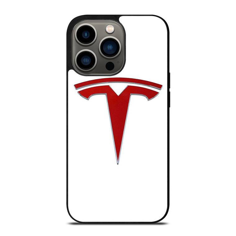 TESLA RED EMBLEM iPhone 13 Pro Case Cover