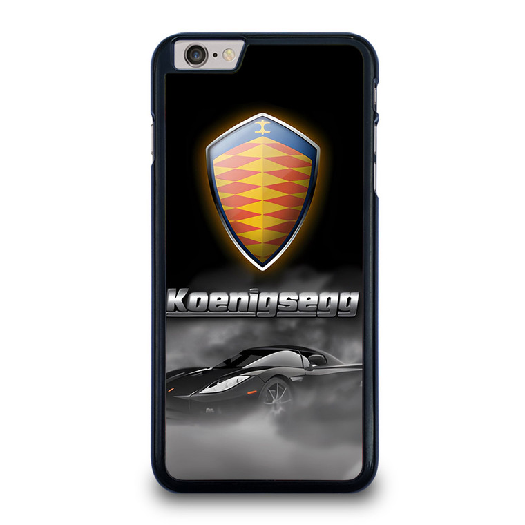 KOENIGSEGG SUPERCAR BLACK EMBLEM iPhone 6 / 6S Plus Case Cover