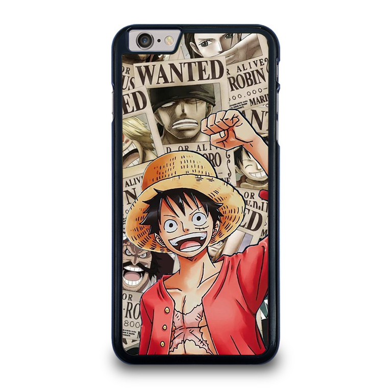 LUFFY WANTED POSTER PATTERN iPhone 6 / 6S Plus Case Cover