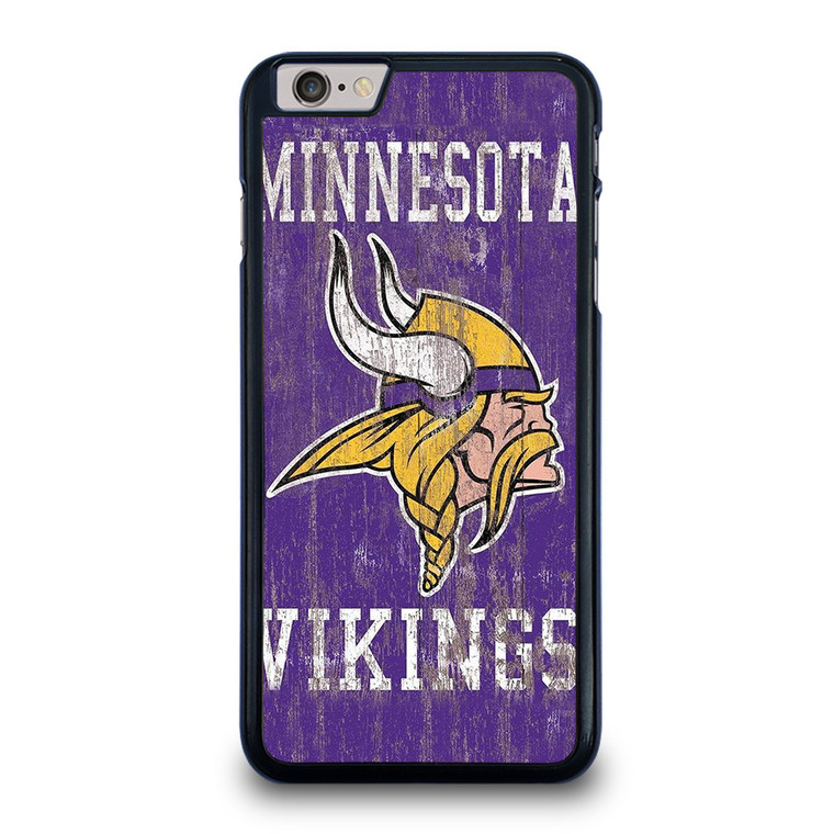 MINNESOTA VIKINGS WOODEN LOGO iPhone 6 / 6S Plus Case Cover
