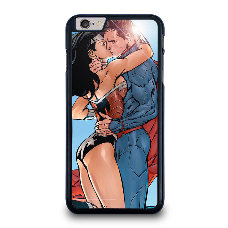 SUPERMAN WONDER WOMAN CARTOON KISSING iPhone 6 / 6S Plus Case Cover