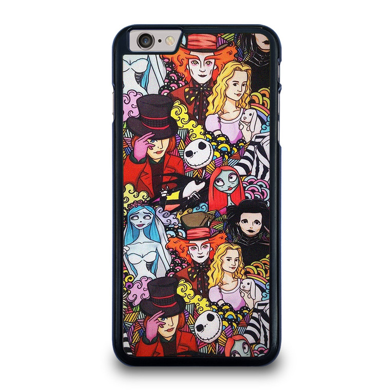 TIM BURTON HORROR MOVIE COLLAGE iPhone 6 / 6S Plus Case Cover