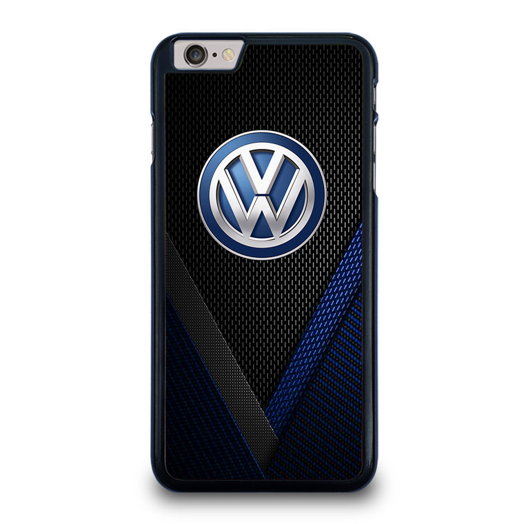 VW VOLKSWAGEN BLUE CARBON EMBLEM iPhone 6 / 6S Plus Case Cover