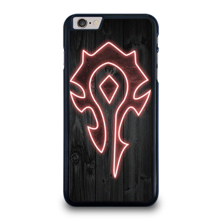WORLD OF WARCRAFT HORDE WOOD LOGO iPhone 6 / 6S Plus Case Cover