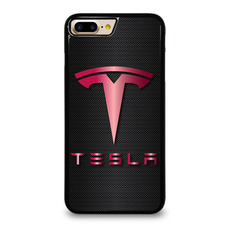 TESLA RED CARBON  iPhone 7 / 8 Plus Case Cover TESLA RED CARBON  iPhone 7 / 8 Plus Case Cover