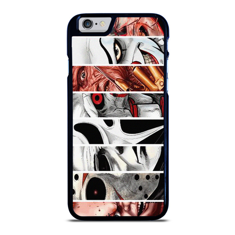 HORROR MOVIES CHARACTERS COLLAGE iPhone 6 / 6S Case Cover