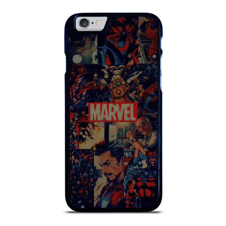 MARVEL COMICS HALFTONE COLLAGE iPhone 6 / 6S Case Cover