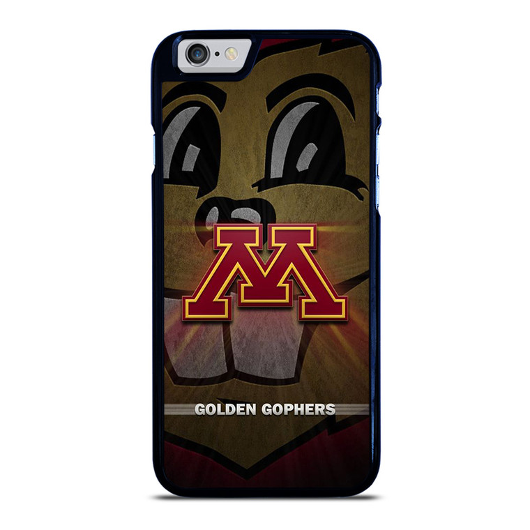 MINNESOTA GOLDEN GOPHERS METAL LOGO iPhone 6 / 6S Case Cover