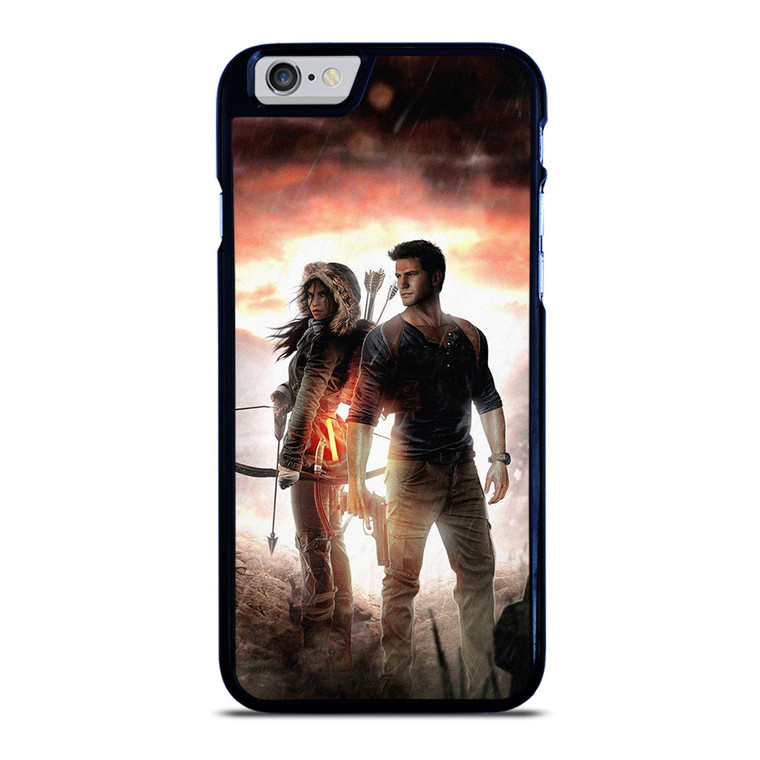 NATHAN DRAKE AND LARA CROFT UNCHARTED GAMES iPhone 6 / 6S Case Cover
