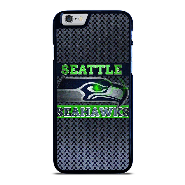 SEATTLE SEAHAWKS FOOTBALL METAL LOGO iPhone 6 / 6S Case Cover