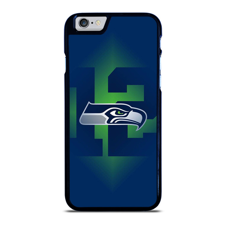 SEATTLE SEAHAWKS TWELVE MAN LOGO iPhone 6 / 6S Case Cover