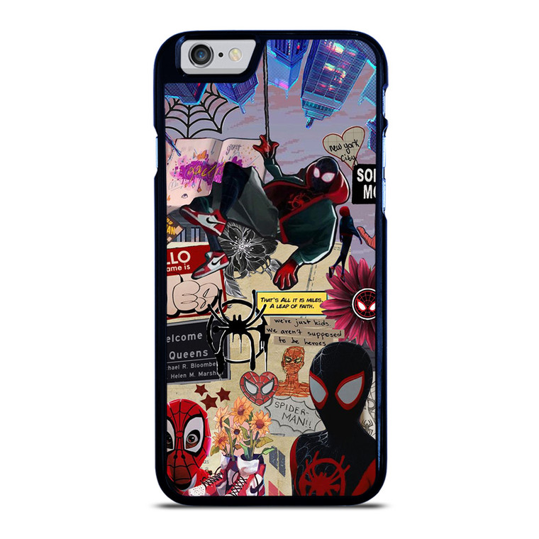 SPIDERMAN INTO THE SPIDER VERSE COLLAGE iPhone 6 / 6S Case Cover