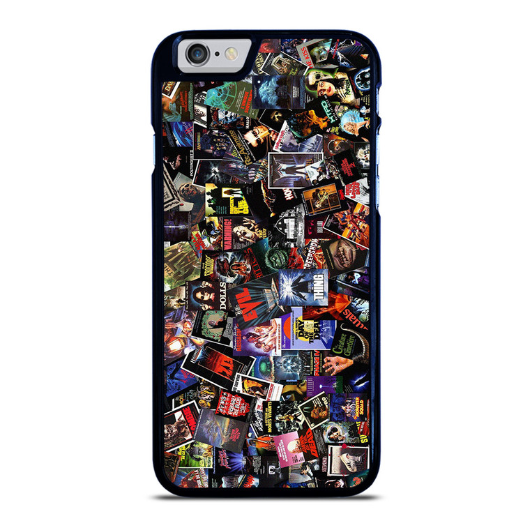 VHS CASSETTE TAPE HORROR MOVIES COLLECTION iPhone 6 / 6S Case Cover