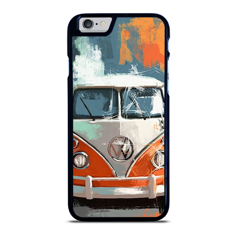 VW VOLKSWAGEN COMBI PAINTED iPhone 6 / 6S Case Cover