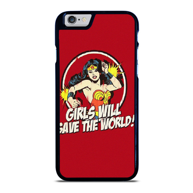 WONDER WOMAN CARTOON BADGE iPhone 6 / 6S Case Cover