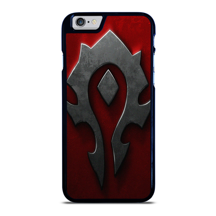 WORLD OF WARCRAFT HORDE BLACK LOGO iPhone 6 / 6S Case Cover