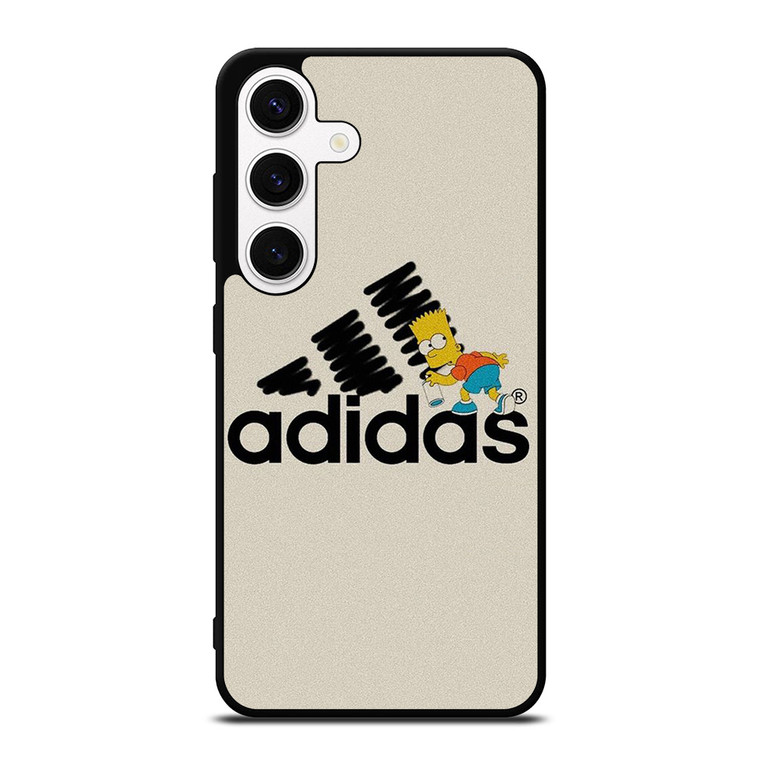 ADIDAS BART SIMPSONS CARTOON LOGO   Samsung Galaxy S24 Case Cover