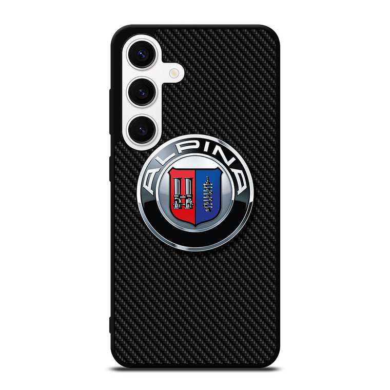 ALPINA AUTOMOBILE CARBON EMBLEM   Samsung Galaxy S24 Case Cover