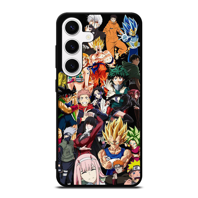 ANIME CARTOON CROSSOVER COLLAGE   Samsung Galaxy S24 Case Cover