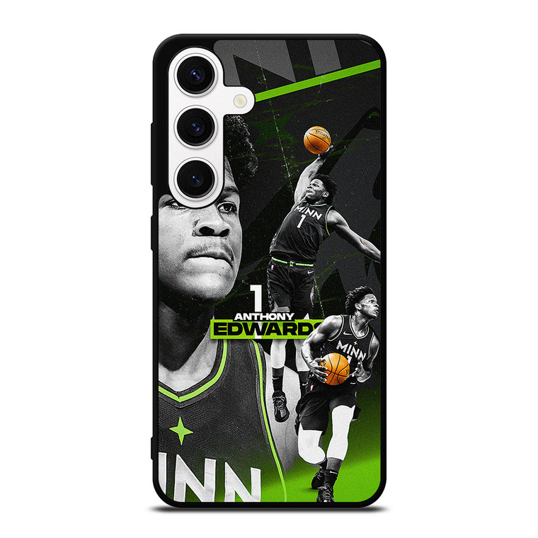 ANTHONY EDWARDS MINNESOTA TIMBERWOLVES   Samsung Galaxy S24 Case Cover
