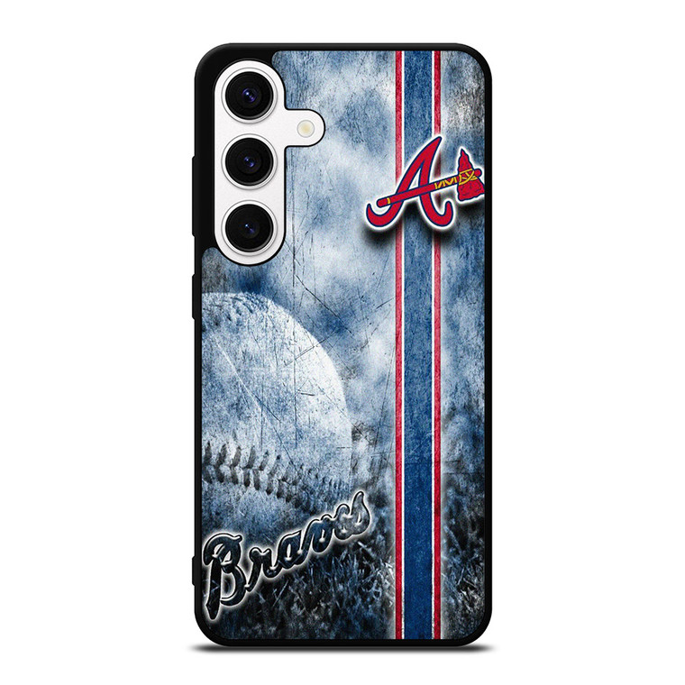 ATLANTA BRAVES BASEBALL RUSTY LOGO   Samsung Galaxy S24 Case Cover