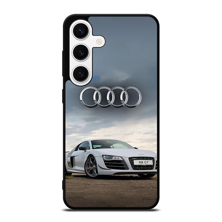 AUDI R8 GT WHITE   Samsung Galaxy S24 Case Cover