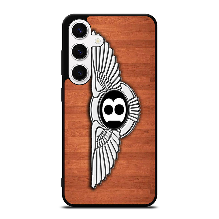 BENTLEY CAR WOODEN EMBLEM   Samsung Galaxy S24 Case Cover