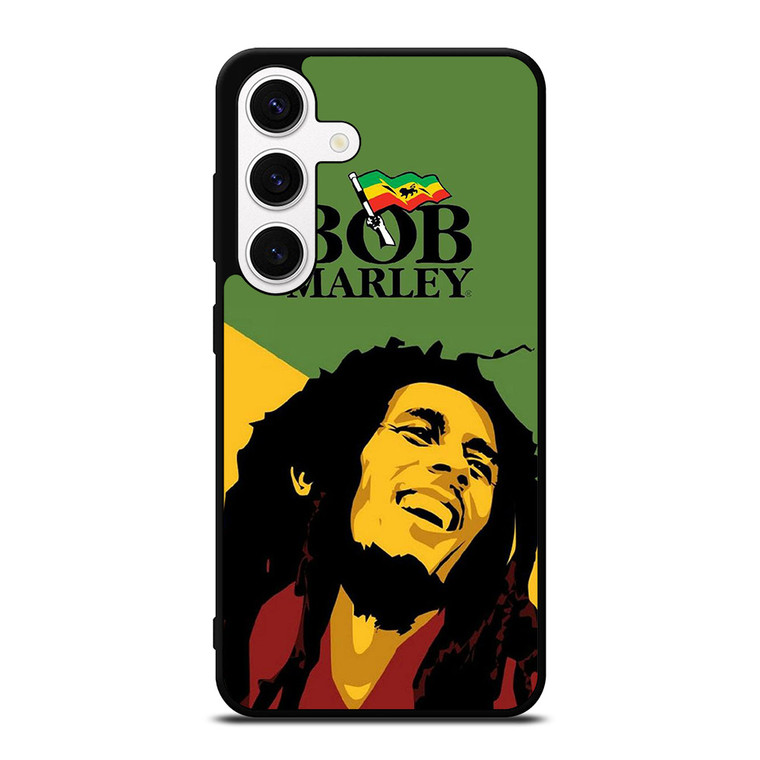 BOB MARLEY FLAT ILUSTRATION   Samsung Galaxy S24 Case Cover