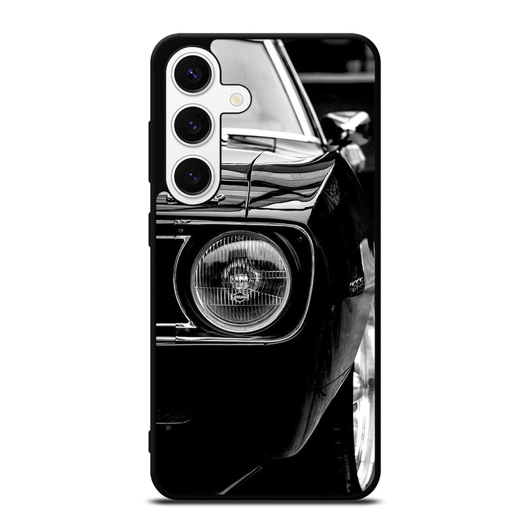CHEVROLET CAMARO CAR BLACK   Samsung Galaxy S24 Case Cover