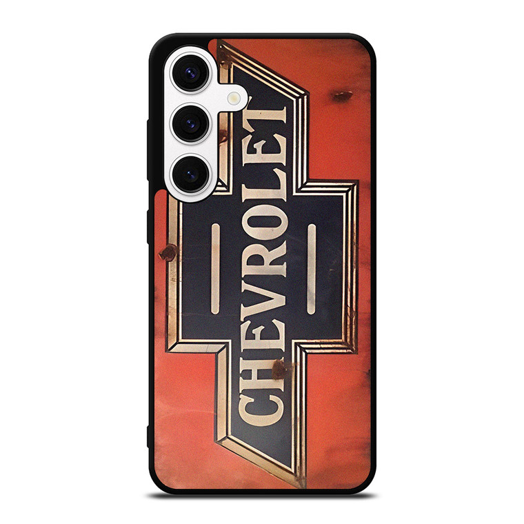 CHEVROLET RUSTY VINTAGE LOGO   Samsung Galaxy S24 Case Cover