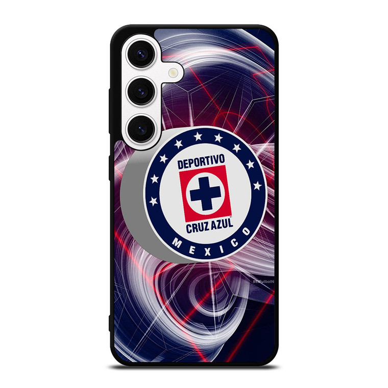 DEPORTIVO CRUZ AZUL MEXICO ABSTRACT LOGO   Samsung Galaxy S24 Case Cover