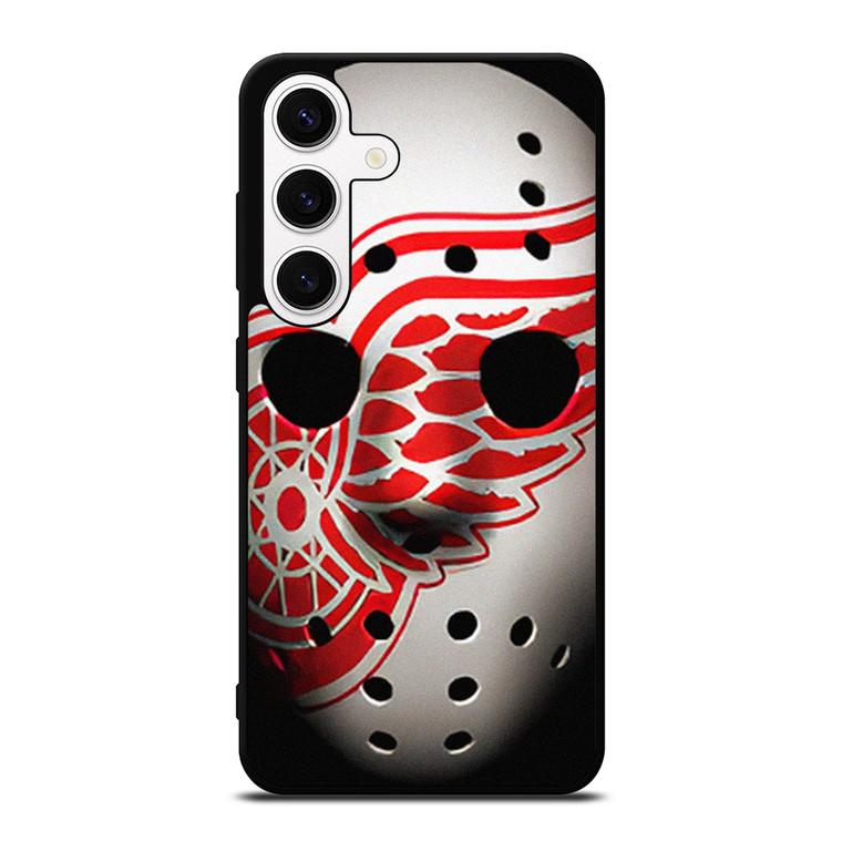 DETROIT RED WINGS JASON VOORHEES MASK   Samsung Galaxy S24 Case Cover