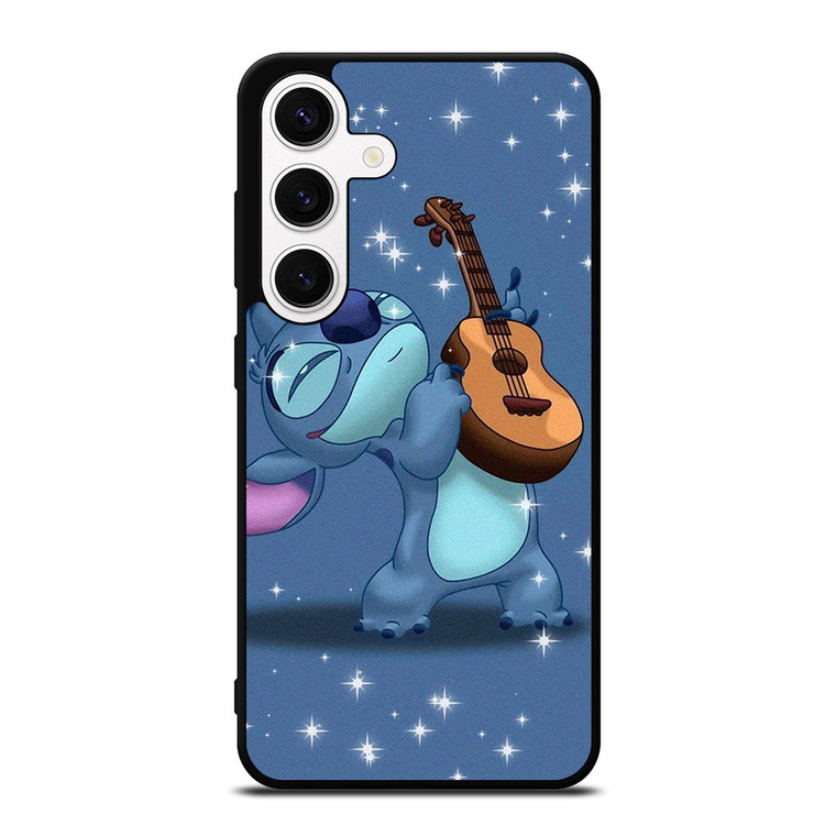 DISNEY STICH PLAYING GUITAR   Samsung Galaxy S24 Case Cover