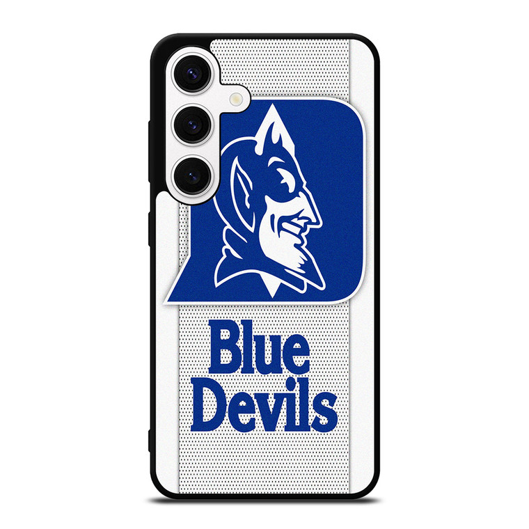 DUKE BLUE DEVILS WHITE EMBLEM   Samsung Galaxy S24 Case Cover