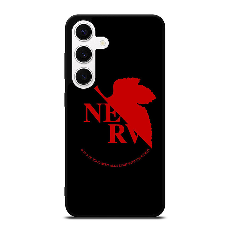 EVANGELION NERV LOGO   Samsung Galaxy S24 Case Cover