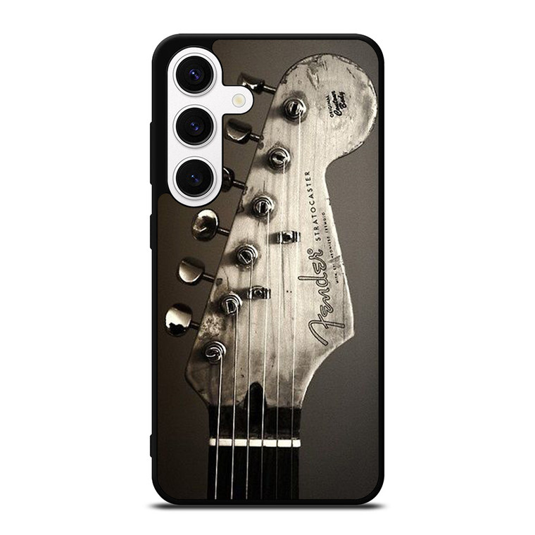 FENDER STRATOCASTER HEADSTOCK GUITAR   Samsung Galaxy S24 Case Cover
