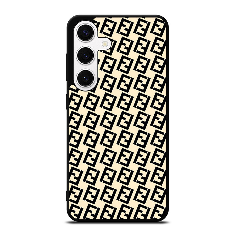 FENDI ROMA PATTERN   Samsung Galaxy S24 Case Cover FENDI ROMA PATTERN   Samsung Galaxy S24 Case Cover